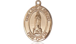 [8414KT] 14kt Gold Our Lady of Kibeho Medal