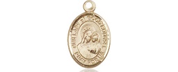 [9287KT] 14kt Gold Our Lady of Good Counsel Medal
