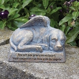 [RO-12878] 6&quot;L Dog With Wings Statue