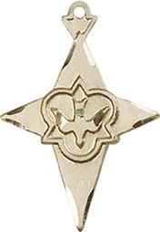 [5928GF] 14kt Gold Filled Cross Medal
