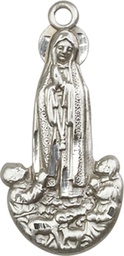 [5931SS] Sterling Silver Our Lady of Fatima Medal