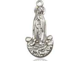 [5931SS] Sterling Silver Our Lady of Fatima Medal