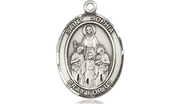 [8136SS] Sterling Silver Saint Sophia Medal