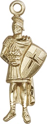 [5936GF] 14kt Gold Filled Saint Florian Medal