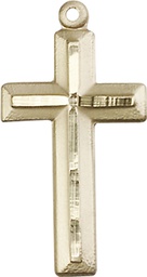 [6000KT] 14kt Gold Cross Medal