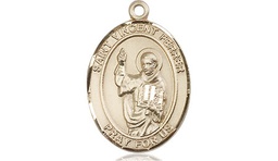 [8201GF] 14kt Gold Filled Saint Vincent Ferrer Medal