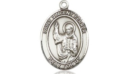 [8201SS] Sterling Silver Saint Vincent Ferrer Medal