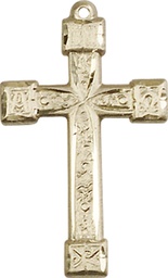[6004GF] 14kt Gold Filled Cross Medal