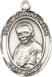 [8204SS] Sterling Silver Saint John Neumann Medal