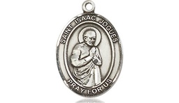 [8212SS] Sterling Silver Saint Isaac Jogues Medal