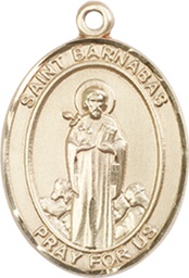[8216GF] 14kt Gold Filled Saint Barnabas Medal