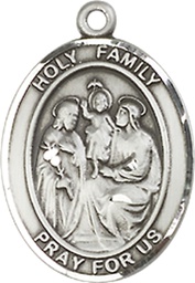 [8218SS] Sterling Silver Holy Family Medal