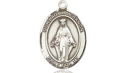 [8229SS] Sterling Silver Our Lady of Lebanon Medal