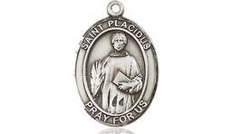 [8240SS] Sterling Silver Saint Placidus Medal