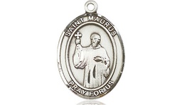 [8241SS] Sterling Silver Saint Maurus Medal