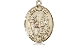 [8244GF] 14kt Gold Filled Saint Zita Medal
