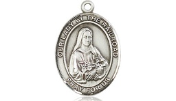 [8247SS] Sterling Silver Our Lady of the Railroad Medal