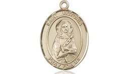 [8253GF] 14kt Gold Filled Saint Victoria Medal