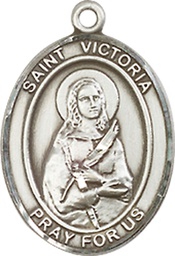 [8253SS] Sterling Silver Saint Victoria Medal