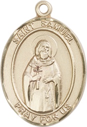 [8259GF] 14kt Gold Filled Saint Samuel Medal