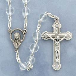 [967/CR] Crystal Rosary 6mm Round