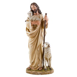 [J0169] 24&quot; H Good Shepherd Statue