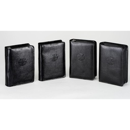 [409/13LC] Liturgy of the Hours Leather Zipper Case Set Of 4 For 409/13