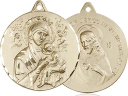 [0203HKT] 14kt Gold Our Lady of Perpetual Help Medal