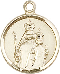 [0603KT] 14kt Gold Our Lady of Consolation Medal