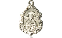 [0822HKT] 14kt Gold Our Lady of Perpetual Help Medal