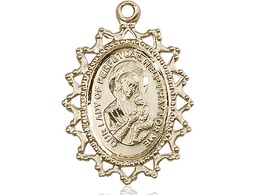 [1619HKT] 14kt Gold Our Lady of Perpetual Help Medal