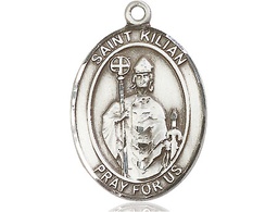[7067SS] Sterling Silver Saint Kilian Medal