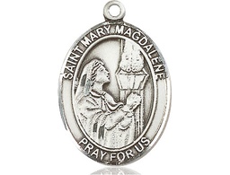 [7071SS] Sterling Silver Saint Mary Magdalene Medal