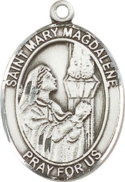 [7071SS] Sterling Silver Saint Mary Magdalene Medal