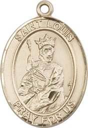 [7081GF] 14kt Gold Filled Saint Louis Medal