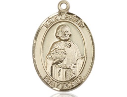 [7083GF] 14kt Gold Filled Saint Philip the Apostle Medal