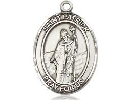 [7084SS] Sterling Silver Saint Patrick Medal