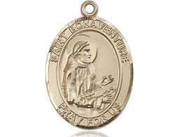 [7085GF] 14kt Gold Filled Saint Bonaventure Medal