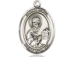 [7086SS] Sterling Silver Saint Paul the Apostle Medal