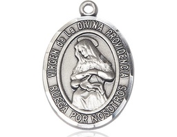 [7087SPSS] Sterling Silver Virgen de la Divina Medal
