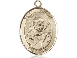 [7096GF] 14kt Gold Filled Saint Robert Bellarmine Medal