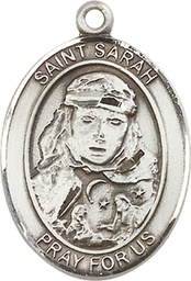 [7097SS] Sterling Silver Saint Sarah Medal