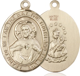[7098GF] 14kt Gold Filled Scapular Medal
