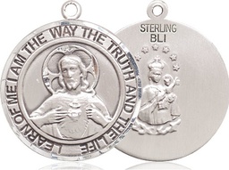 [7098RDSS] Sterling Silver Scapular Medal