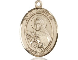 [7106GF] 14kt Gold Filled Saint Theresa Medal