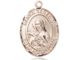 [7106SPGF] 14kt Gold Filled Santa Teresita Medal