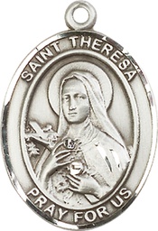 [7106SS] Sterling Silver Saint Theresa Medal