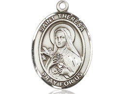 [7106SS] Sterling Silver Saint Theresa Medal