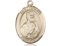 [7107GF] 14kt Gold Filled Saint Thomas the Apostle Medal