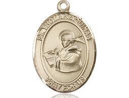 [7108GF] 14kt Gold Filled Saint Thomas Aquinas Medal